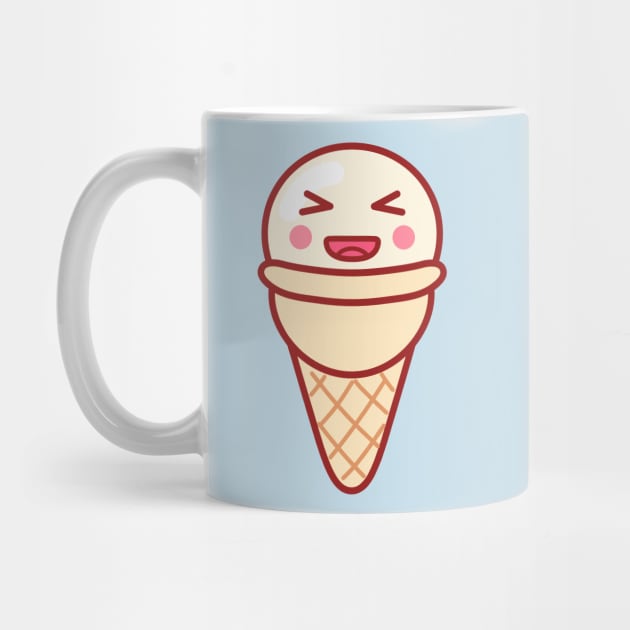 Laughing Ice Cream Emoji by lightsonfire